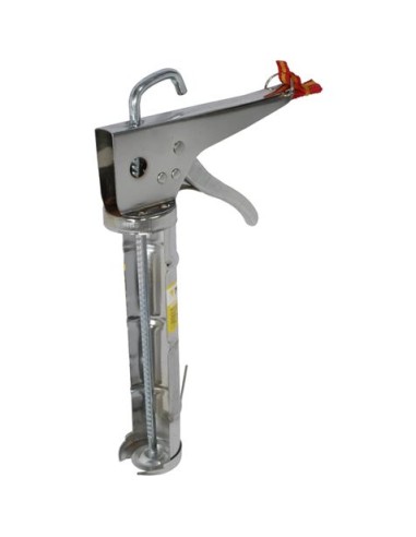 PISTOLA SILICONA CROMADA 9\" MADER