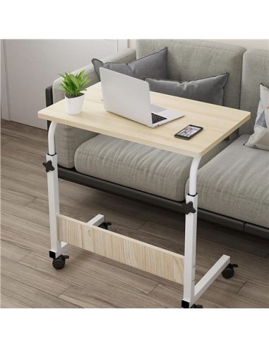 MESA AUXILIAR MADERA METAL PLEGABLE CONFORTIME