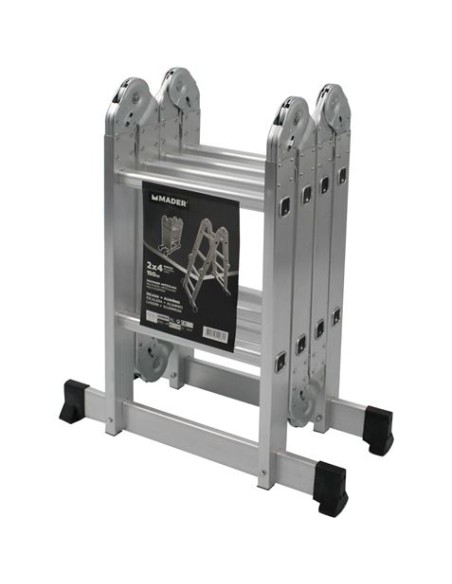 ESCALERA ALUMINIO ARTICULADA 4X2 MADER