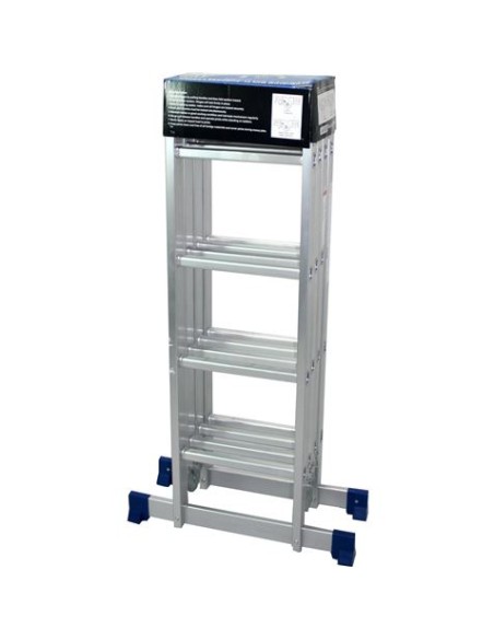 ESCALERA ALUMINIO ARTICULADA 4X4 MADER