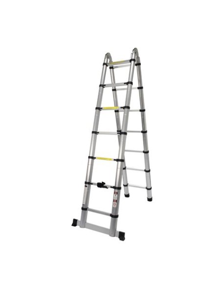 ESCALERA ARTICULADA 7+7 PELDAÃ‘OS 4.4 MTS MADER