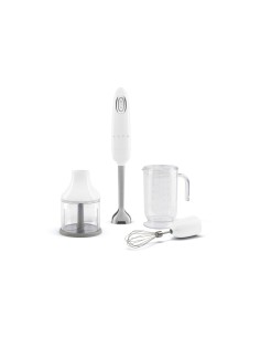 Smeg HBF03WHEU licuadora Batidora de inmersiÃ³n 700 W Acero inoxidable, Blanco