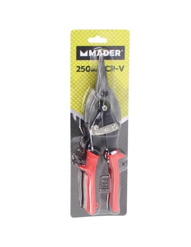 TIJERA CORTA CHAPA RECTA 250MM CRV MADER
