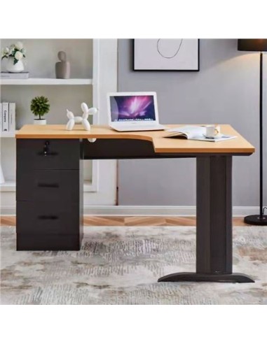 MESA DE ESCRITORIO MS900 140X120X75CM L IZQUIERDA + CAJONERA MUVIP