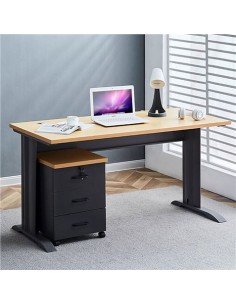 MESA DE ESCRITORIO MS700 140X70X75CM + CAJONERA MUVIP