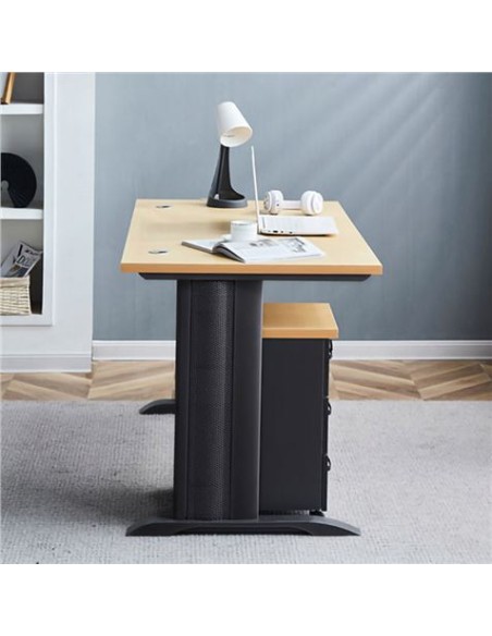 MESA DE ESCRITORIO MS700 140X70X75CM + CAJONERA MUVIP