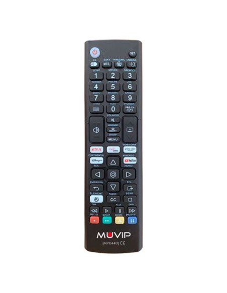 MANDO A DISTANCIA UNIVERSAL SERIE SMALL SMART TV MUVIP