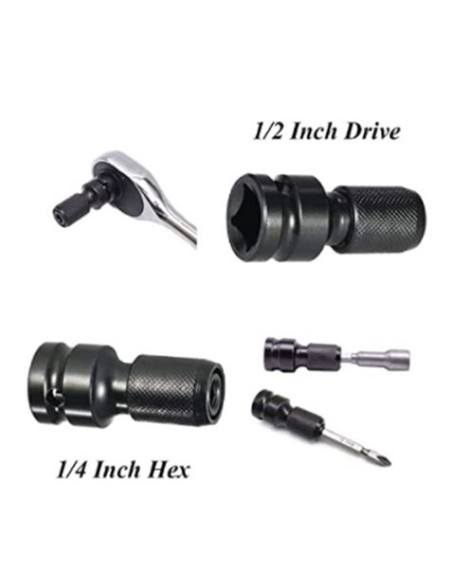 ADAPTADOR PARA LLAVES DE VASO DE IMPACTO DE 1/2\" A 1/4\" BLIM