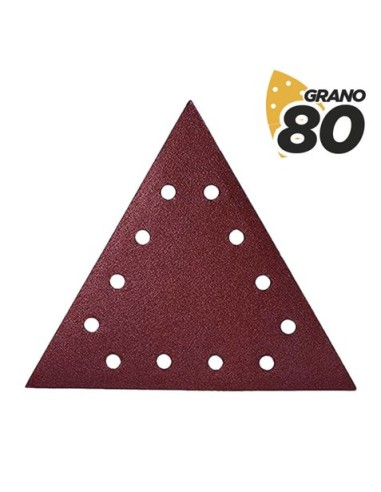 PACK 5 LIJAS TRIANGULO GR80 VELCRO COMPATIBLE BL0223 BLIM