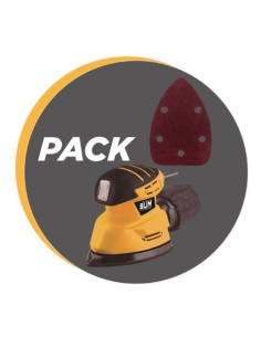 PACK LIJADORA ORBITAL 130W + JUEGO DE 40 LIJAS BLIM