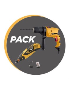 PACK TALADRO 500W + MINI HERRAMIENTA MULTIUSOS + EJE FLEXIBLE BLIM