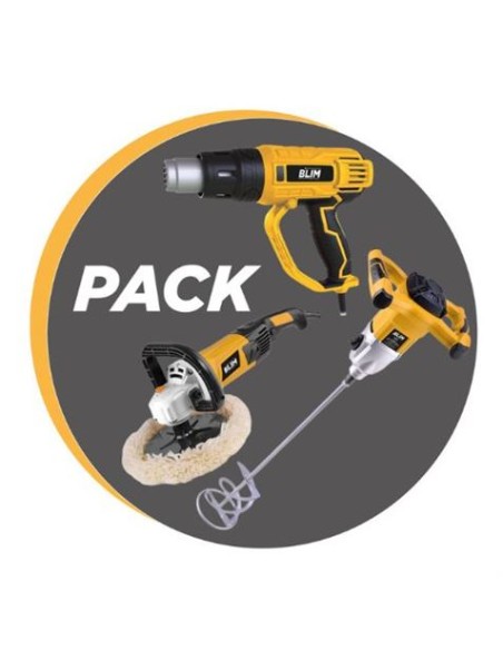 PACK DECAPADOR 2000W + MEZCLADOR ELECTRICO 1500W + PULIDORA 1500W BLIM