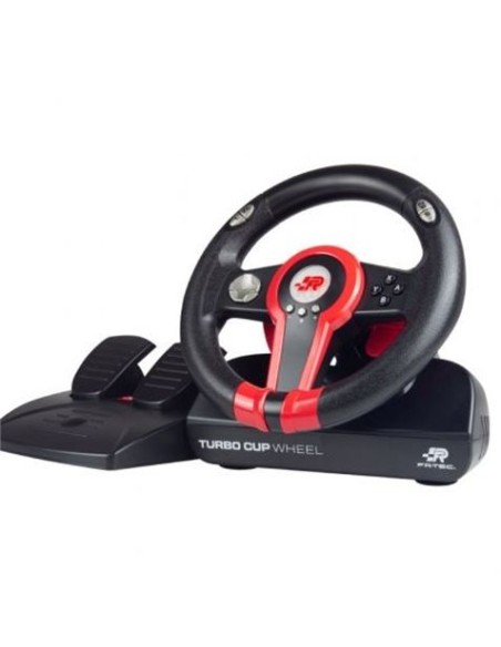 VOLANTE CON PEDALES COMPATIBLES CON NINTENDO SWITCH TURBO CUP WHEEL FR-TEC