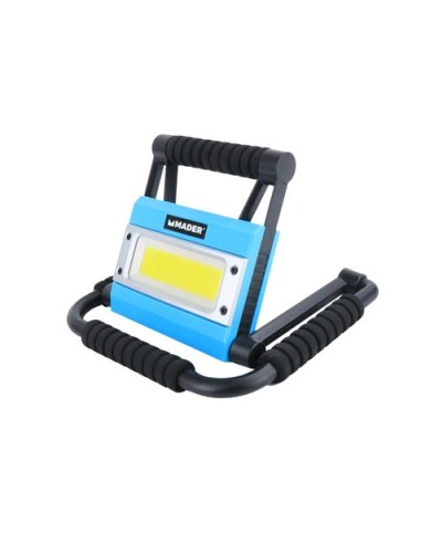 FOCO LED BATERÃA 20W CON SOPORTE PLEGABLE MADER