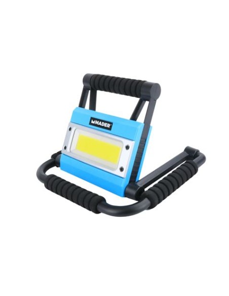 FOCO LED BATERÃA 20W CON SOPORTE PLEGABLE MADER
