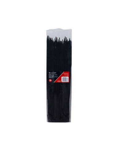 PACK 100 BRIDAS NYLON 300X3.6MM COLOR NEGRO