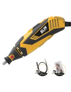 MINI HERRAMIENTA MULTIUSOS + EJE FLEXIBLE 180W 40PCS BLIM