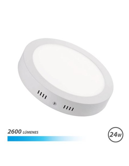DOWNLIGHT CIRCULAR SOBRE PARED LED 24W 2600LM LUZ FRIA ELBAT