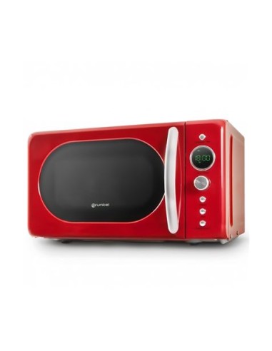 MICROONDAS VINTAGE ROJO 700W. GRUNKEL