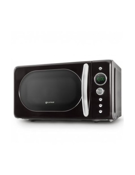 MICROONDAS VINTAGE NEGRO 700W. GRUNKEL