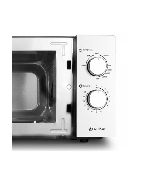 MICROONDAS GRILL 20L INOX. 800W GRUNKEL