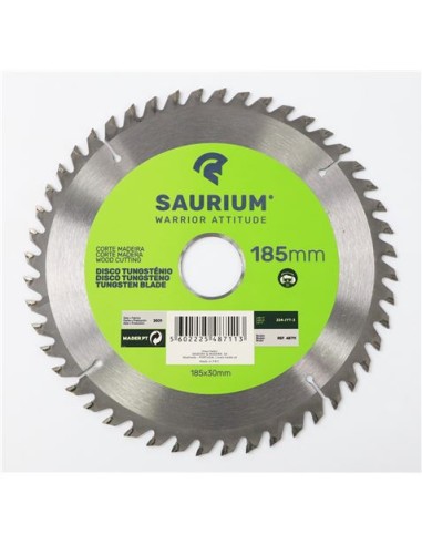 PACK 3 DISCOS CORTE MADERA PARA SIERRAS 185MM. SAURIUM