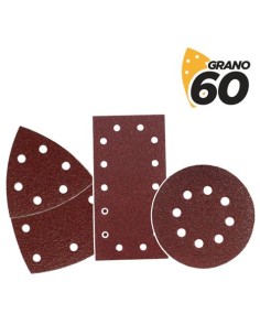 SET DE 9 LIJAS GRANO 60 PARA LIJADORA MODELO BL0151