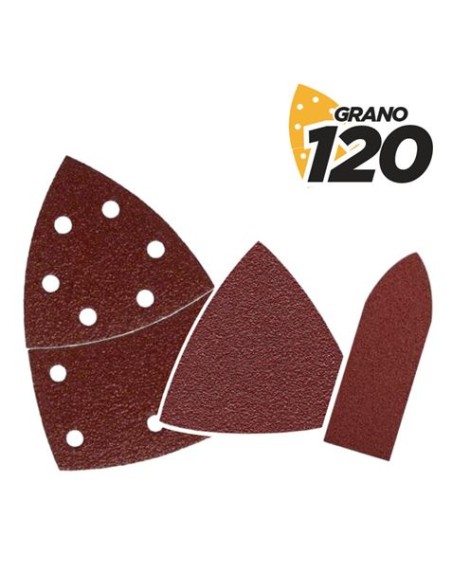 SET DE 9 LIJAS GRANO 120 PARA LIJADORA BL0137