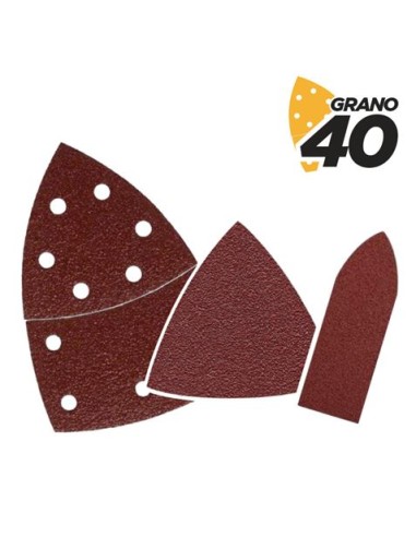 SET DE 9 LIJAS GRANO 40 PARA LIJADORA BL0137