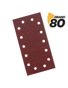 PACK 10 LIJAS RECTANGULARES GRANO 80 PARA BL0123, BL0422 BLIM