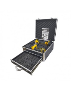 PACK 20V TALADRO PERCUTOR+RADIAL S/CARBONES | 2 X 4AH | CAJA ALUMINIO BLIM 2