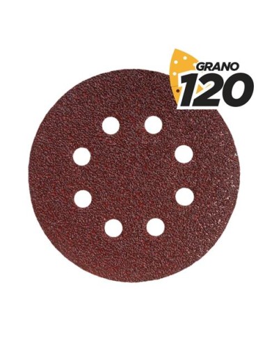 PACK 10 LIJAS CIRCULARES 150MM GRANO 120 PARA BL0136 BLIM