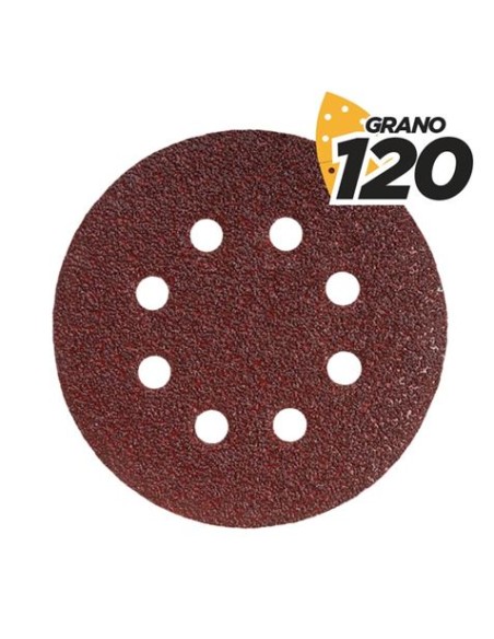 PACK 10 LIJAS CIRCULARES 150MM GRANO 120 PARA BL0136 BLIM