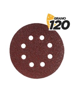 PACK 10 LIJAS CIRCULARES 125MM GRANO 120 PARA BL0136 BLIM