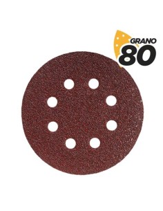 PACK 10 LIJAS CIRCULARES 125MM GRANO 80 PARA BL0136 BLIM