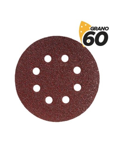 PACK 10 LIJAS CIRCULARES 125MM GRANO 60 PARA BL0136 BLIM