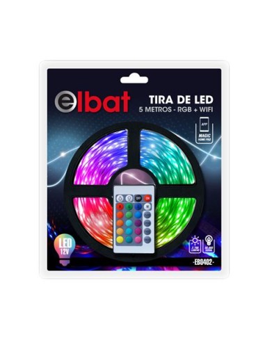 TIRA DE LED 12V 5 METROS RGB WIFI ELBAT