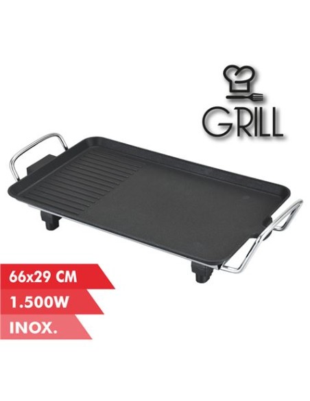 PLANCHA DE ASAR 66X29CM 1500W MUVIP