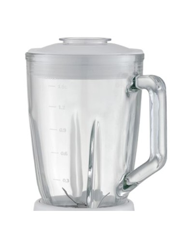 BATIDORA DESIGN WHITE VASO CRISTAL 1300W 1.5 LITROS MUVIP