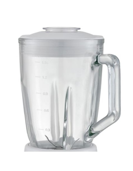 BATIDORA DESIGN WHITE VASO CRISTAL 1300W 1.5 LITROS MUVIP