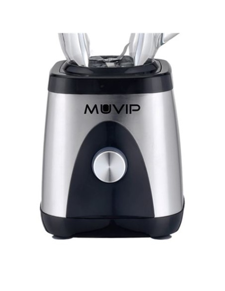 BATIDORA INOXIDABLE VASO CRISTAL 1300W 1.5 LITROS MUVIP