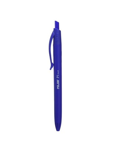 BOLIGRAFO RETRACTIL PUNTA 1 MM AZUL P1 TOUCH MILAN