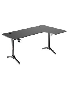 MESA GAMING PRO1300 FIBRA CARBONO | L DERECHA | ALFOMBRILLA 80X30CM | MUVIP 2