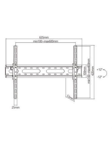 SOPORTE DE PARED TV LED LCD 37\"-70\" CROMAD
