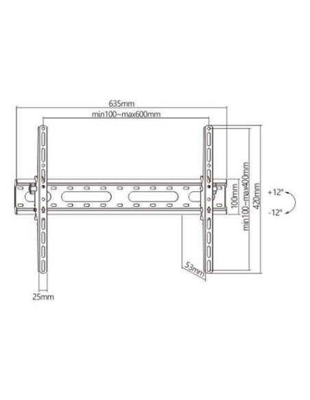 SOPORTE DE PARED TV LED LCD 37\"-70\" CROMAD