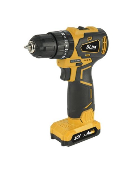 TALADRO PERCUTOR S/CARBONES 20V | 2 BATERIAS 2AH BLIM