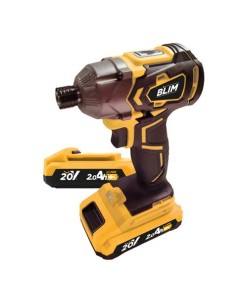 ATORNILLADOR DE IMPACTO S/CARBONES 20V | 2 BATERÃAS 2AH BLIM