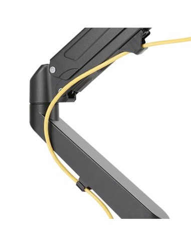 SOPORTE DE MESA 2 MONITORES 17\"-27\" CON PISTON DE GAS CROMAD