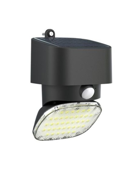 FOCO SOLAR DESIGN SERIE PRO 2000LM NEGRO ELBAT