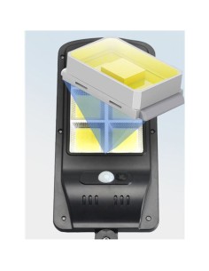 FAROLA LED COB SOLAR 4500LM + SENSOR + MANDO ELBAT 2